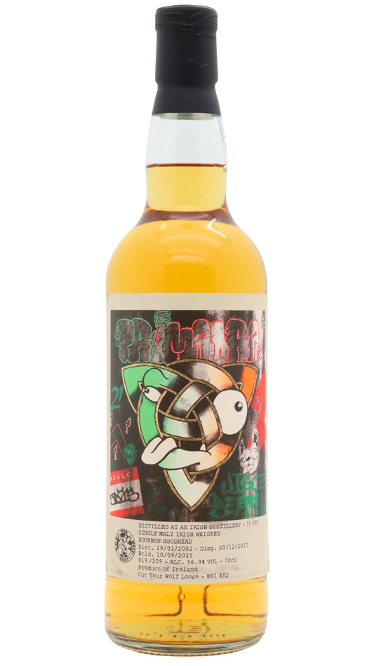 Undisclosed Irish - 15 year old Cut Your Wolf Loose Edition #18 Single Bourbon Cask 2002 Whisky 70cl 56.9% ABV0