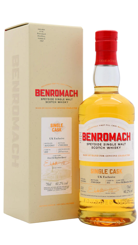 Benromach - 10 year old Single Bourbon Cask #832 2013 Whisky 70cl 61.2% ABV (UK Exclusive)