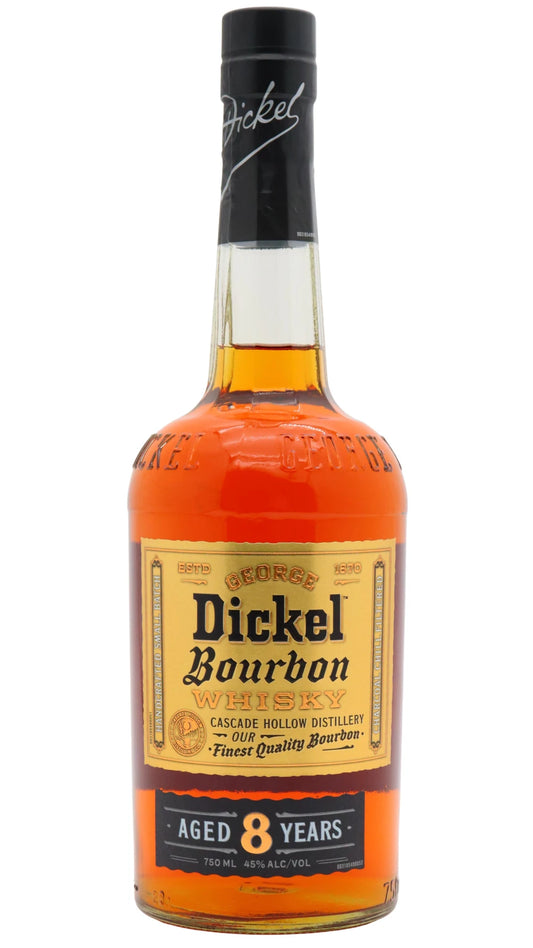 George Dickel - 8 year old Handcrafted Small Batch Bourbon Whiskey 75cl 45% ABV