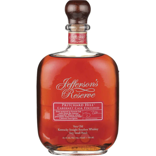 Jefferson's Straight Bourbon Reserve Pritchard Hill Cabernet Cask Finish Whiskey 750ml