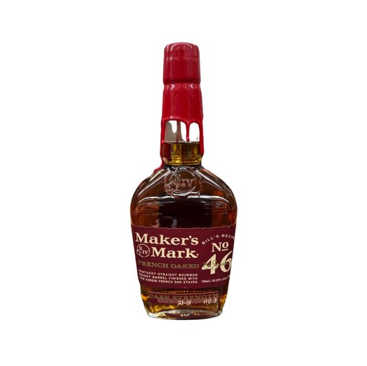 Maker's 46 Straight Bourbon Whiskey Cask Strength French Oaked Bill's Recipe 750ml