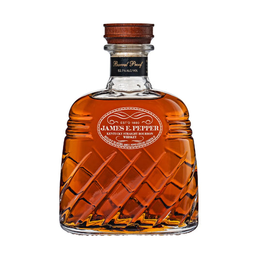 James E Pepper Bourbon Barrel Proof Decanter 750ml