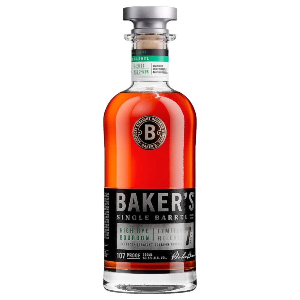 Baker's Straight Bourbon Single Barrel High Rye Bourbon Limited Release 7 Year Whiskey 750ml