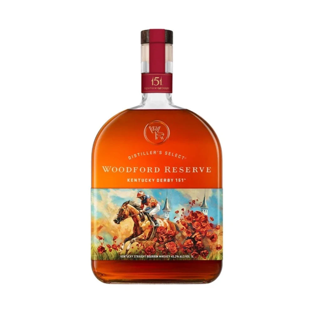 Woodford Reserve Kentucky Straight Bourbon Whiskey Kentucky Derby 151 Edition 1L