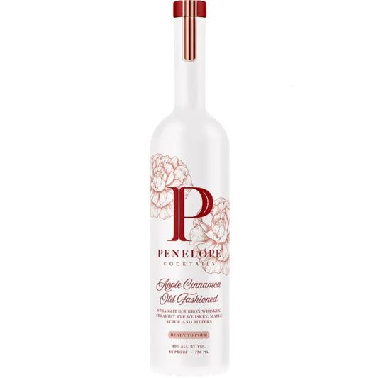 Penelope Cocktails Apple Cinnamon Old Fashioned Straight Bourbon & Rye Whiskey Maple Syrup and Bitters Ready to Drink 750ml