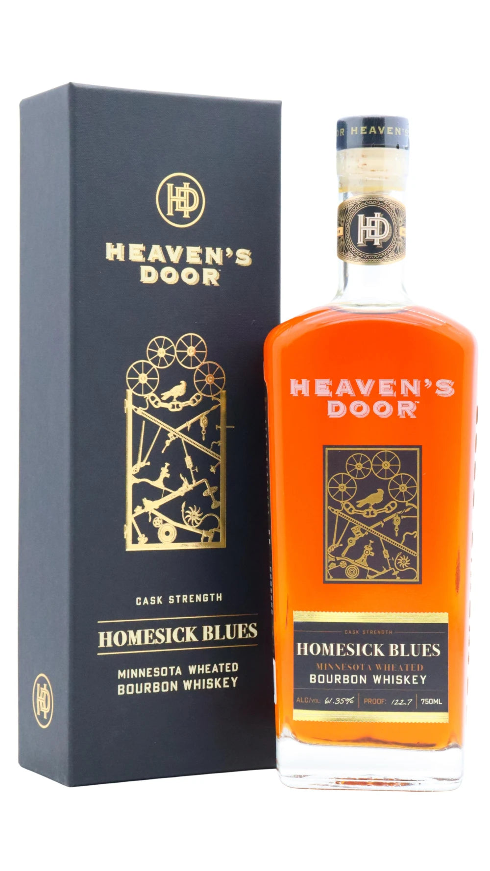 Heaven's Door - Homesick Blues Minnesota Wheated Bourbon Whiskey 75cl 61.35% ABV (Bob Dylan)