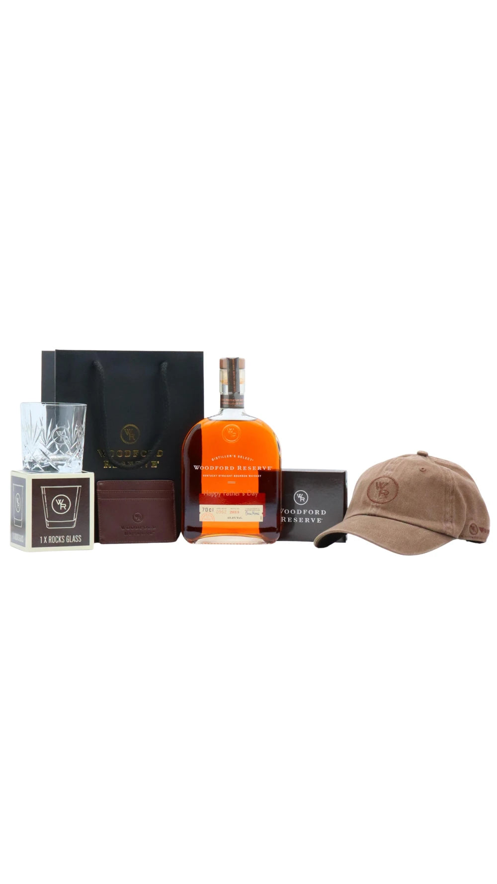 Woodford Reserve - Distiller's Select Kentucky Straight Bourbon Whisky 70cl 43.2% ABV Gift Pack- Father's Day Edition