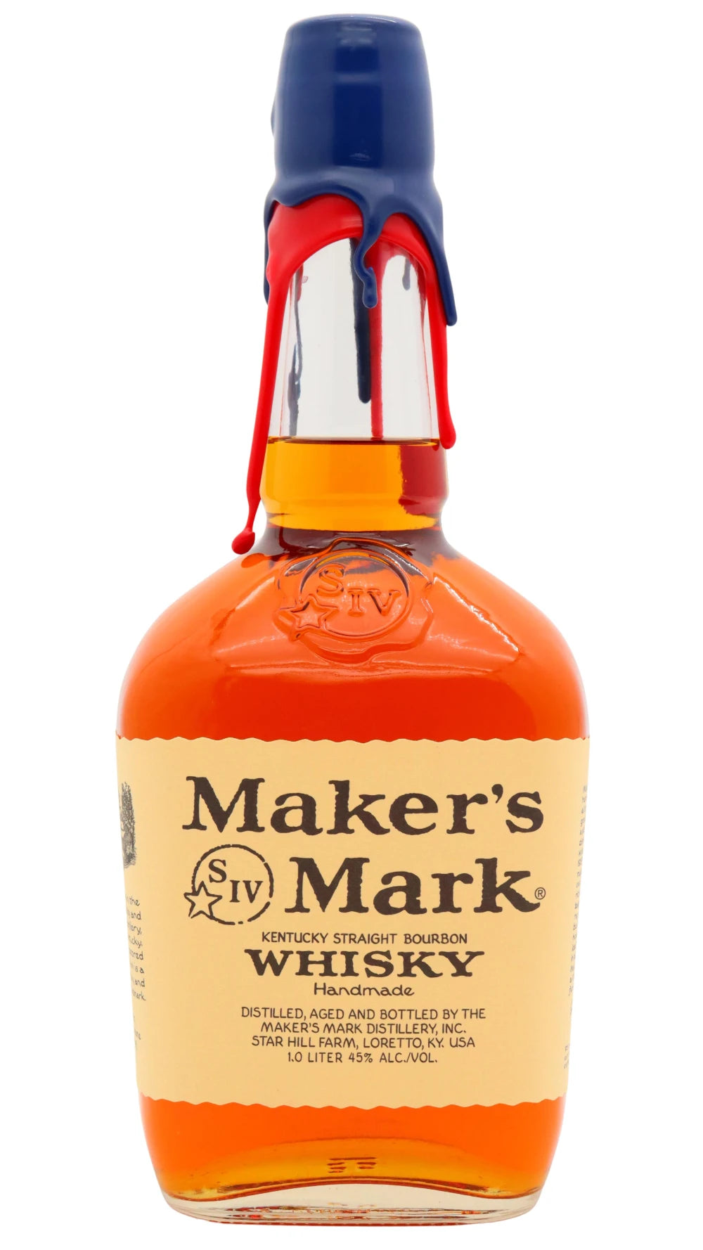 Maker's Mark - Red Sox World Series Limited Edition Kentucky Straight Bourbon Whiskey 100cl 45% ABV (1 Litre)