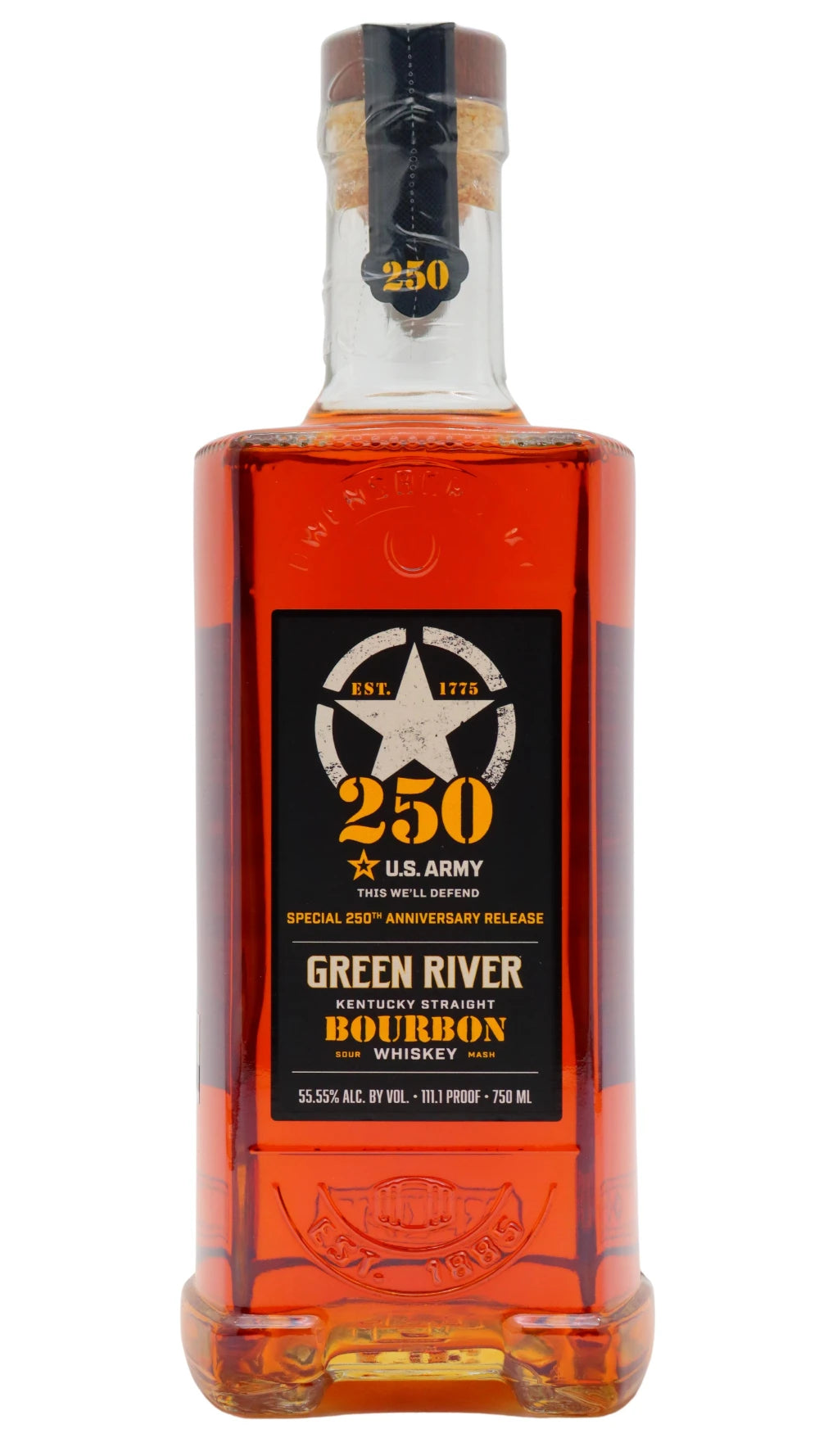 Green River - U.S. Army 250th Anniversary Kentucky Straight Bourbon Whiskey 70cl 55.55% ABV